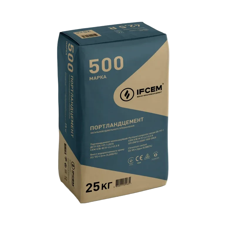 Франківський цемент IFCEM M500 25 кг купити Ужгород
