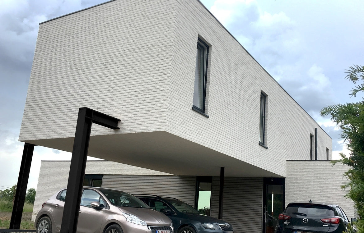 бежева фасадна плитка Vandersanden
