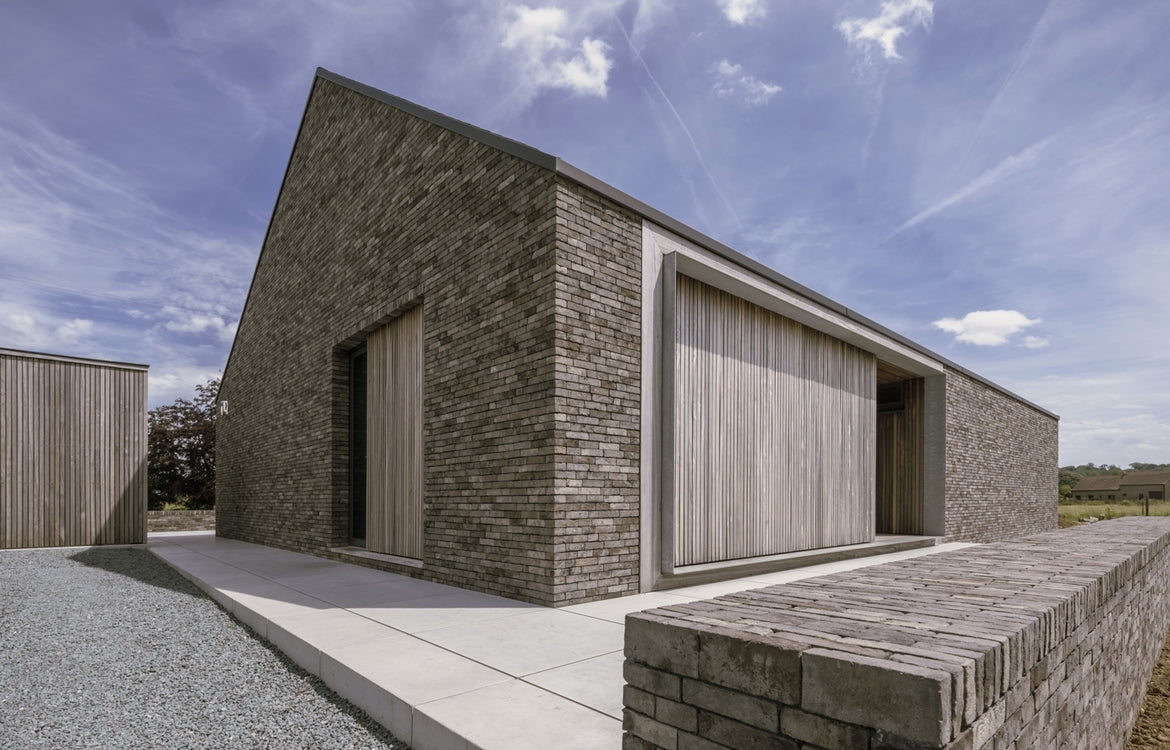 темно-сіра фасадна плитка Vandersanden
