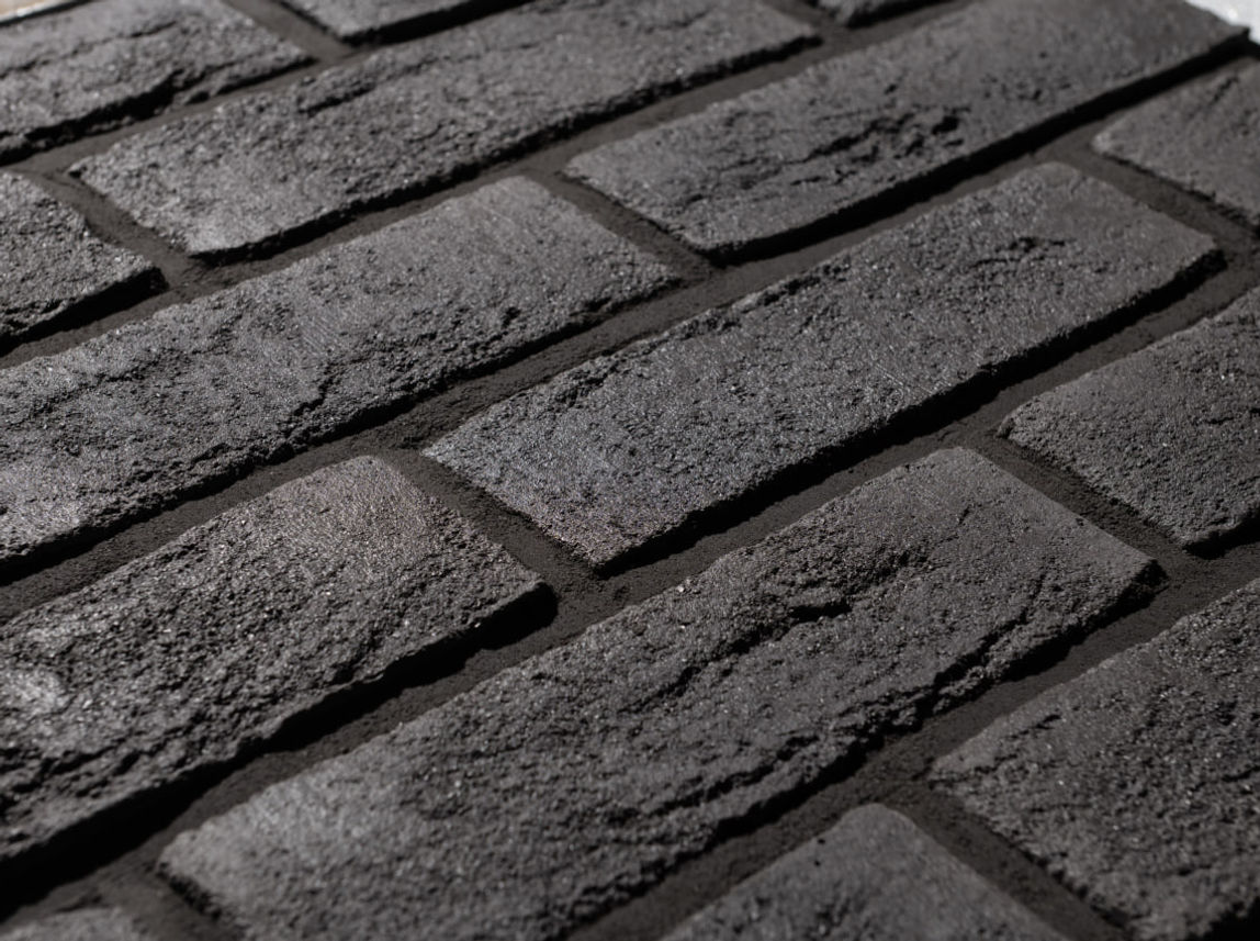 чорна фасадна плитка Loft Brick
