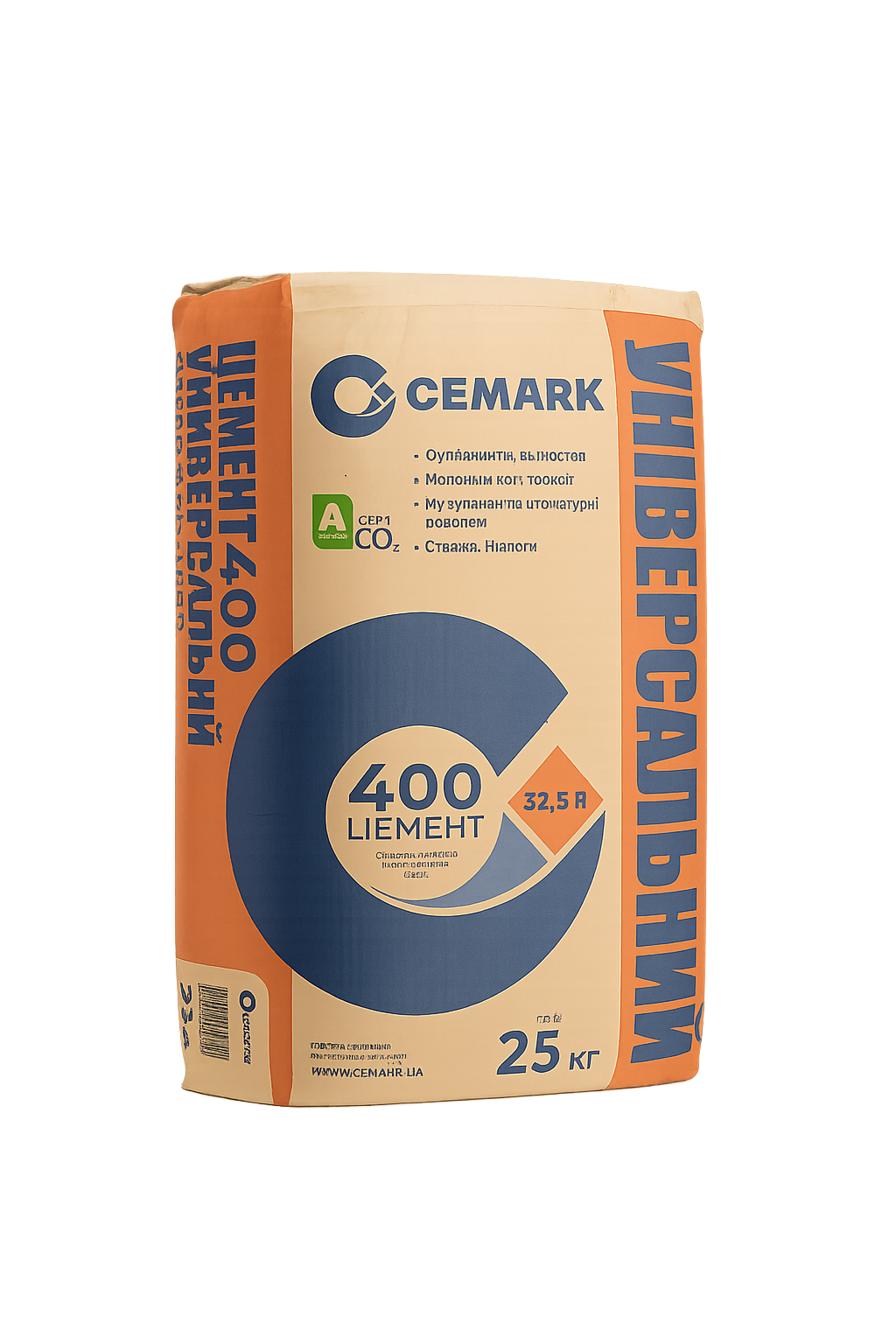 Цемент CRH M400 25 кг для кладки і стяжок